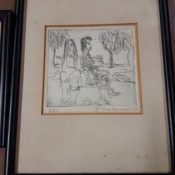 Raymond McNamara Sketches Signed Set of 2 - Picture 2 of 5